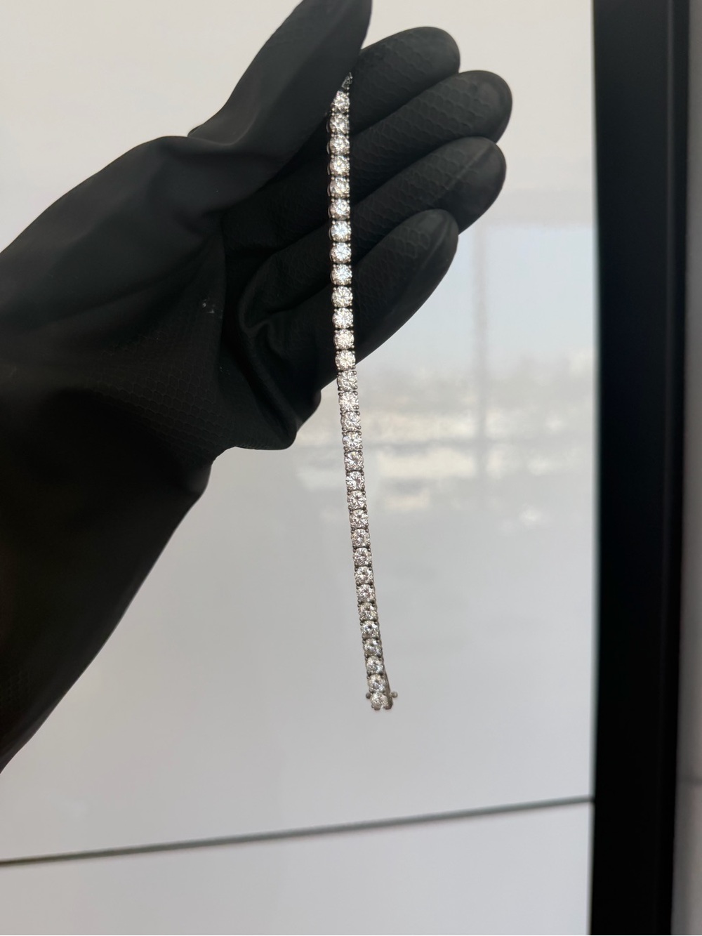 VVS1 Moissanaite Diamond Tennis Bracelet 5MM
